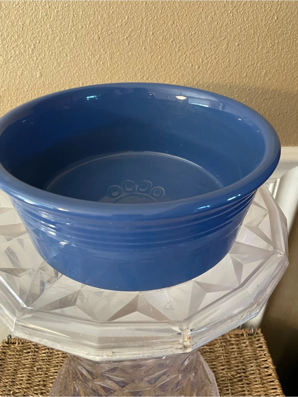 BIG Stoneware Dog Feeding Bowl